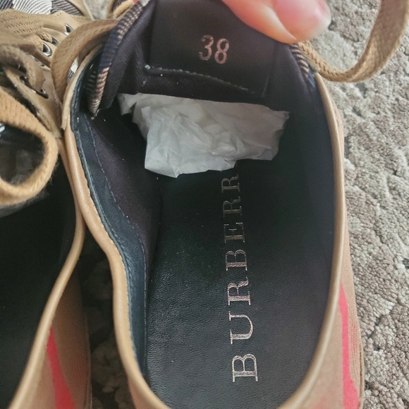 Burberry Vintage Housecheck Low Top Allstar Sneakers 38 - Picture 6 of 7